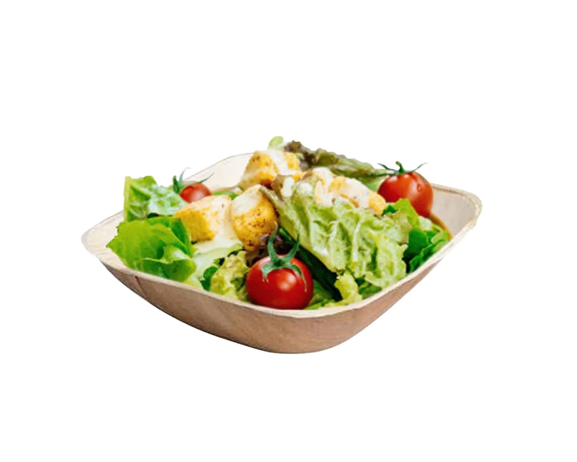 100% Compostable Square Biodegradable Eco-Friendly Disposable Palm Leaf Bowls