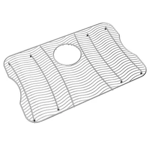 15"L x 23"W Stainless Steel Wavy Wire Bottom Grid for Sinks