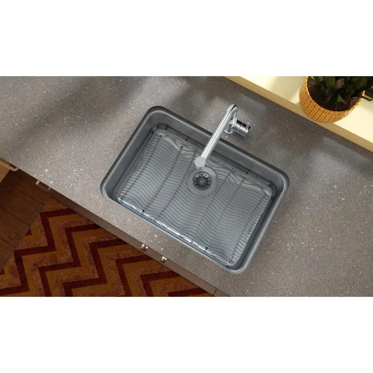 15"L x 23"W Stainless Steel Wavy Wire Bottom Grid for Sinks