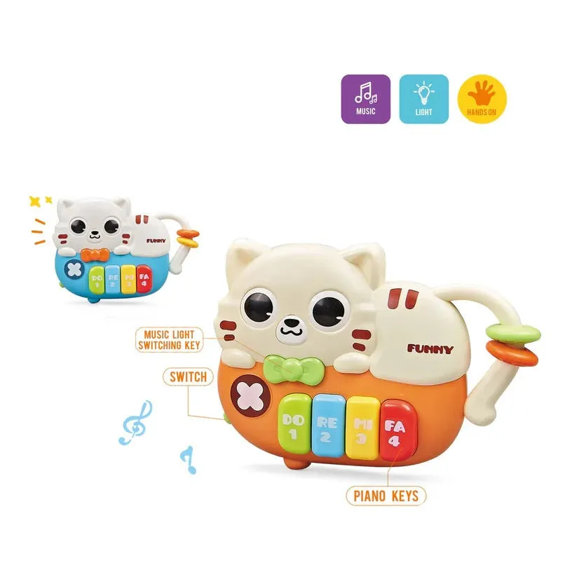 [2 Pack] Maya & Friends Baby Cat Piano