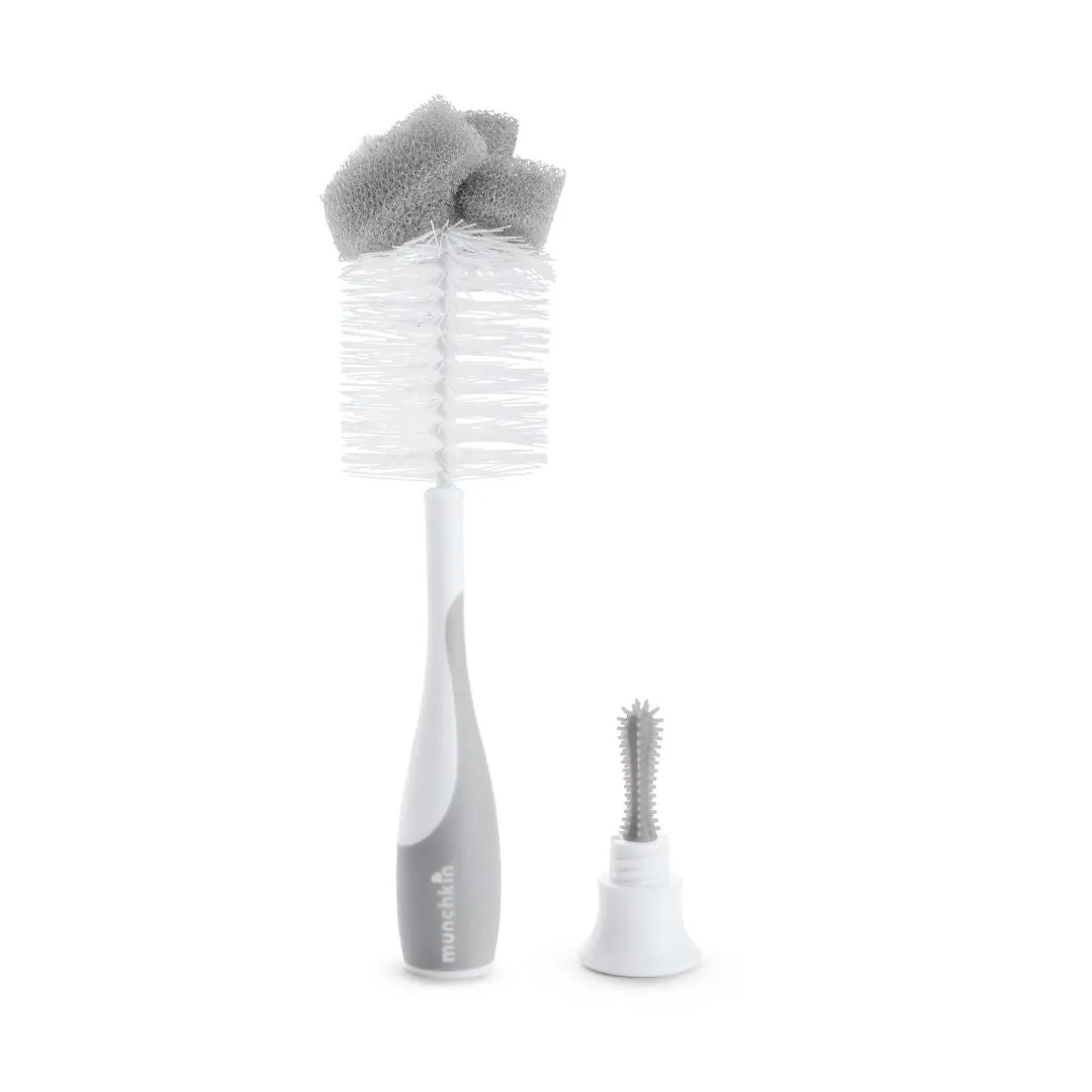 [3-Pack]Munchkin Sponge Bottle Brush -Grey