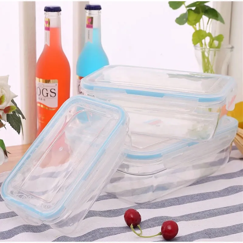 3 Piece Portable Lunch Box With Lids 9503