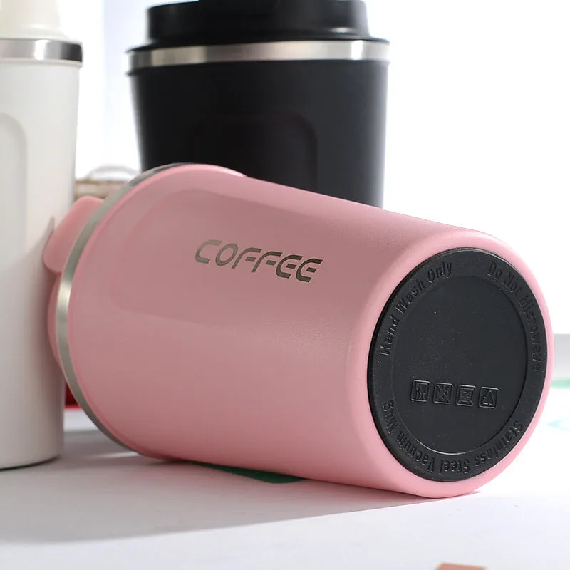 510Ml Smart Thermos Coffee Mug If-72 Pink