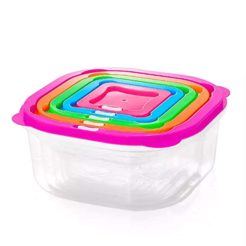 5Pcs Colorful Lunchbox