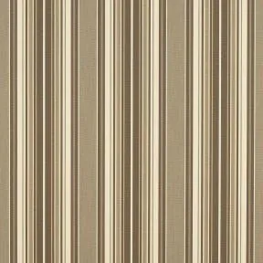 9 x 9 inch Home decor fabric Swatch - Sunbrella Awnings and Marines Stripes 46″ Westfield Mushroom