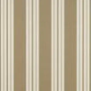 9 x 9 inch Home Decor Fabric Swatch - Sunbrella Awnings and Marines Stripes 46" Heather Beige Classic