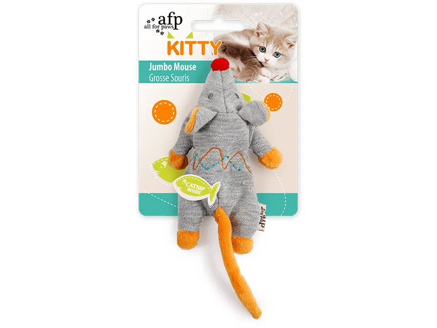 AFP Kitty-Jumbo Mouse - Grey