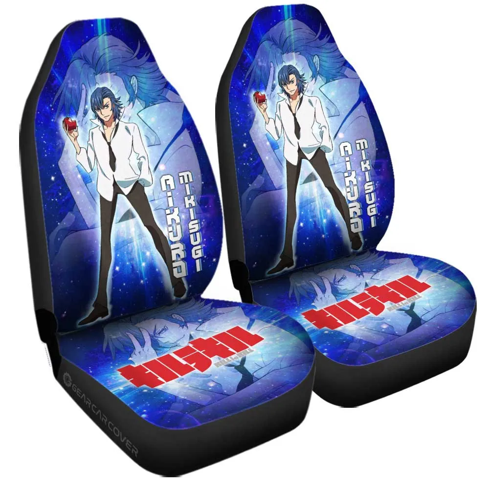 Aikurou Mikisugi Car Seat Covers Custom Characters Kill La Kill Anime Car Accessories