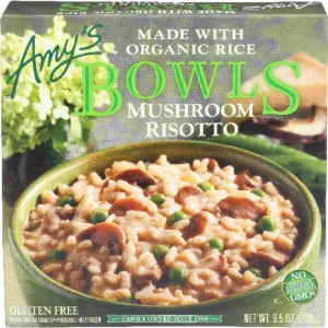 Amy's - Bowl Mushroom Risotto GF Organic, 9.5 Oz - Pack Of 12