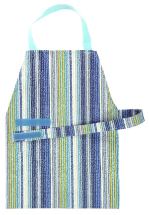 Aqua Stripe Aprons