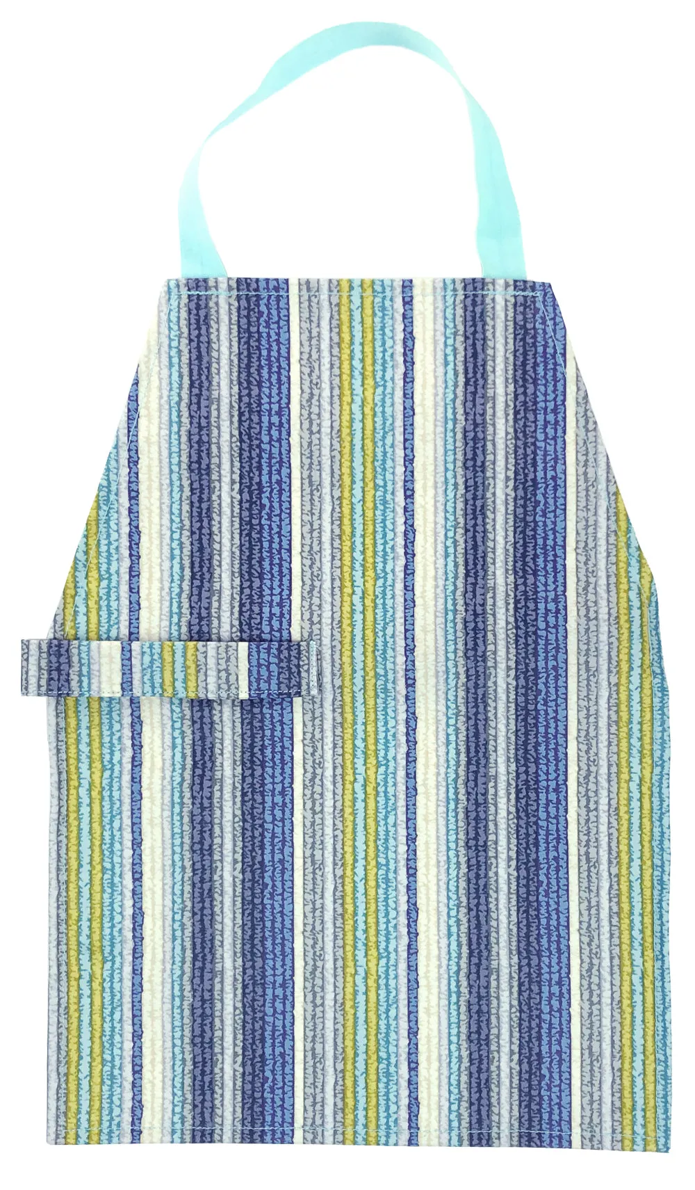 Aqua Stripe Aprons