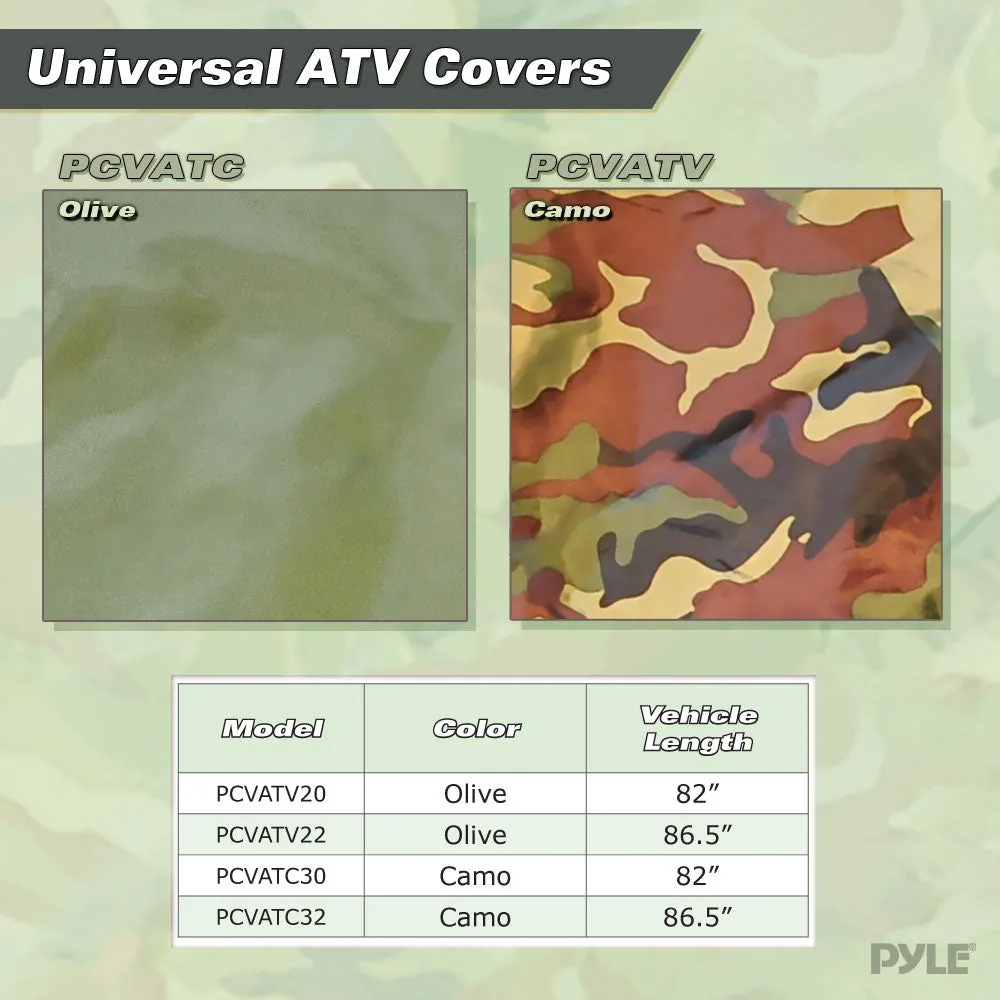 Armor Shield Atv / 4 Wheeler Protective Cover, Olive Color, Fits Vehicles Up To 82''L X 48''W X 31.5''H