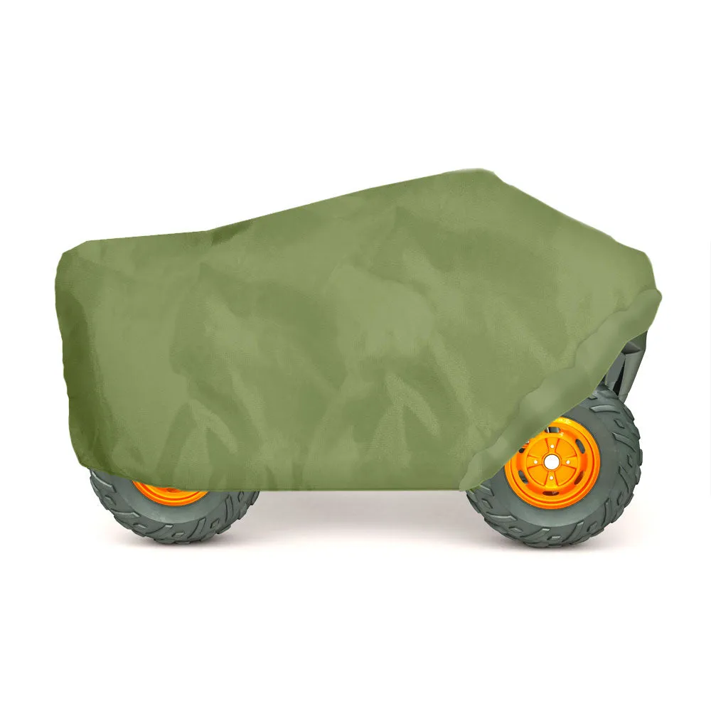 Armor Shield Atv / 4 Wheeler Protective Cover, Olive Color, Fits Vehicles Up To 82''L X 48''W X 31.5''H