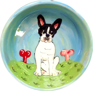 Boston Terrier Dog Bowl