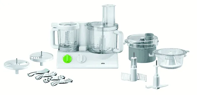 Braun FX3030WH Tribute Collection 600-Watt Food Processor 220V