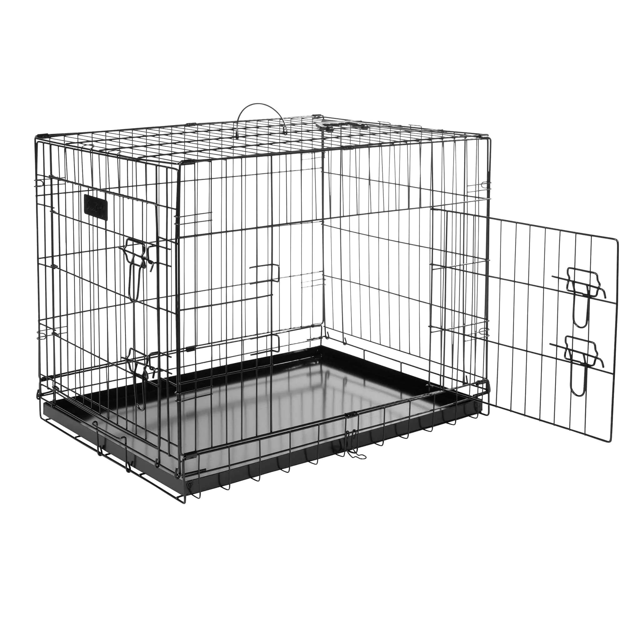 Bunty Metal Dog Cage Crate Bed Portable Pet Puppy Training Travel Carrier Basket