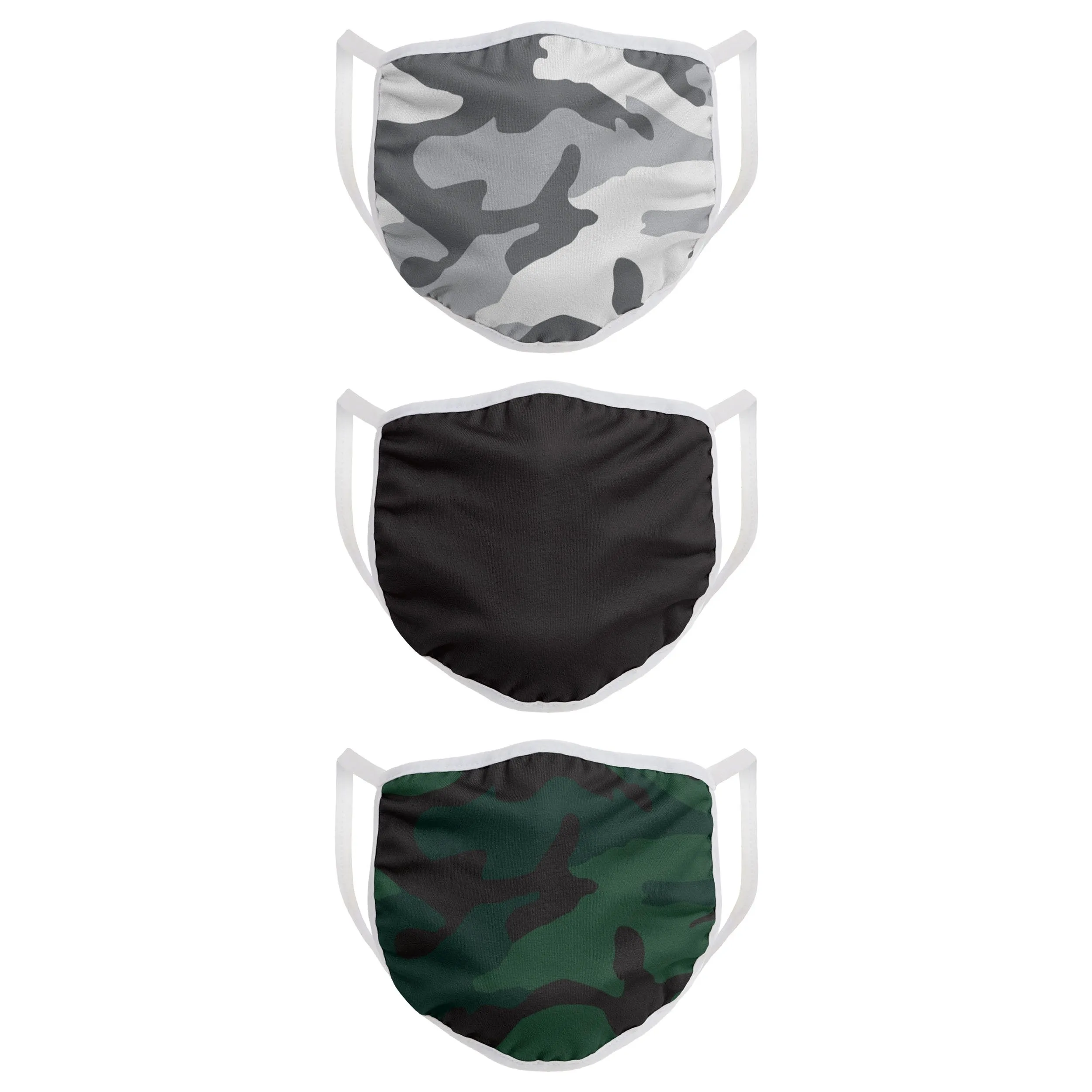 Camo 3 Pack Face Cover