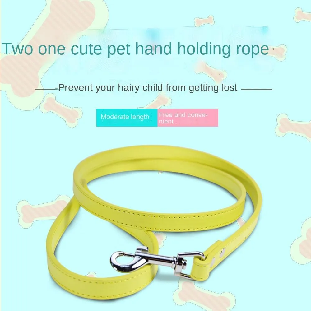 Cat Dog Leash Soft Walking Dog Collar Leash Running Training Dog Harness Lead Leash