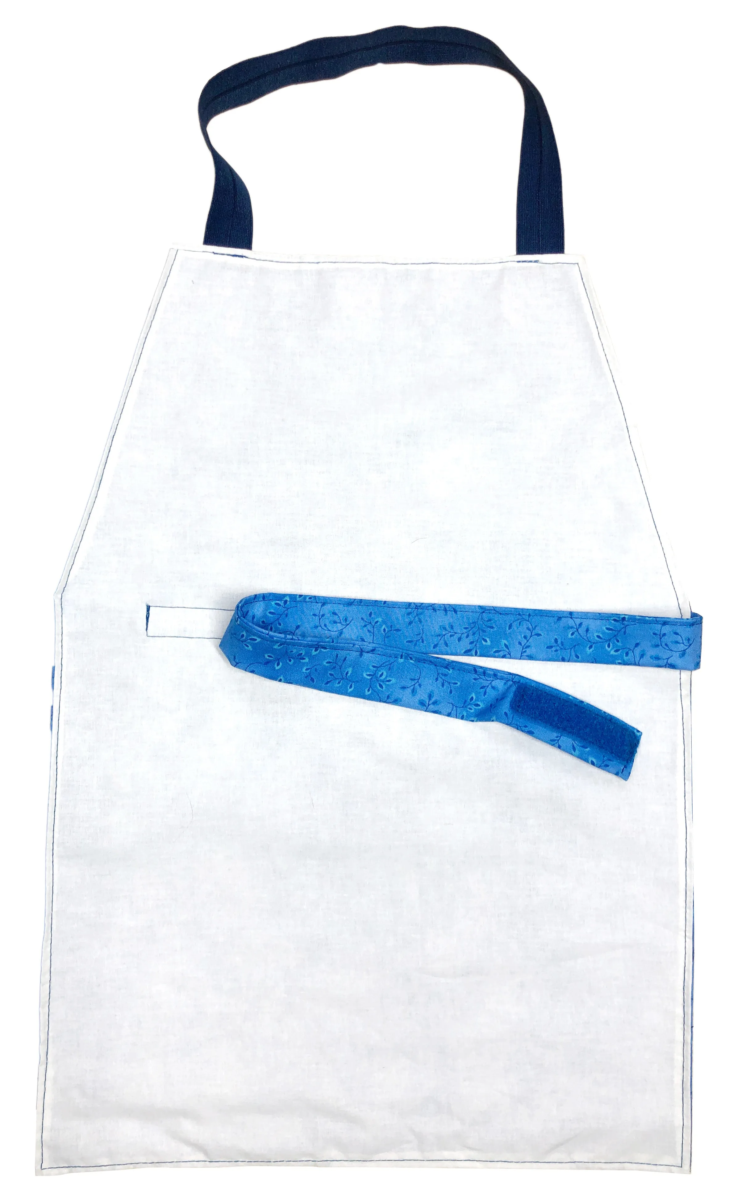 Cerulean Blue Cloth Apron