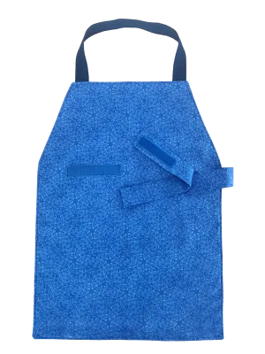 Cerulean Blue Cloth Apron