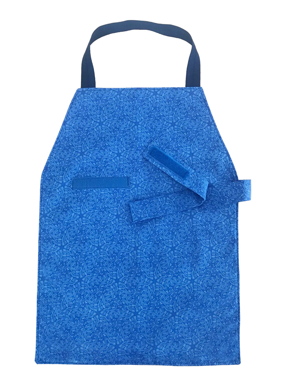 Cerulean Blue Cloth Apron