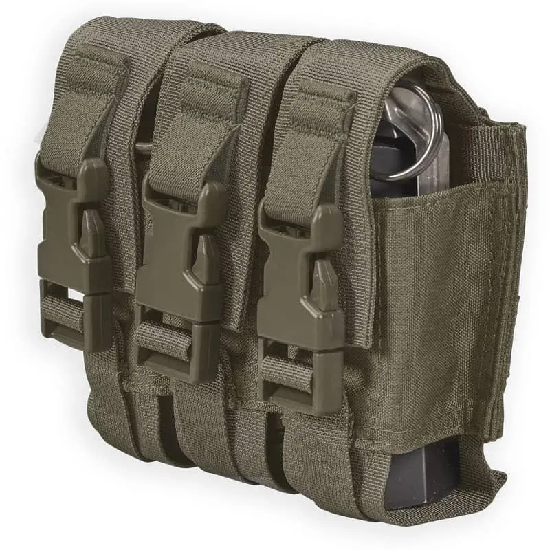 Chase Tactical Adjustable Triple Flashbang Pouch for Stun or 40 mm Ordnance