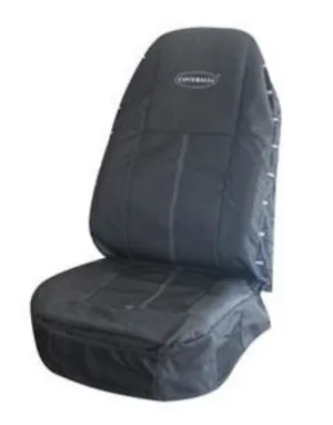 Coverall Universal High Back Truck Seat Protective Cover – Black PN 181704XN1161