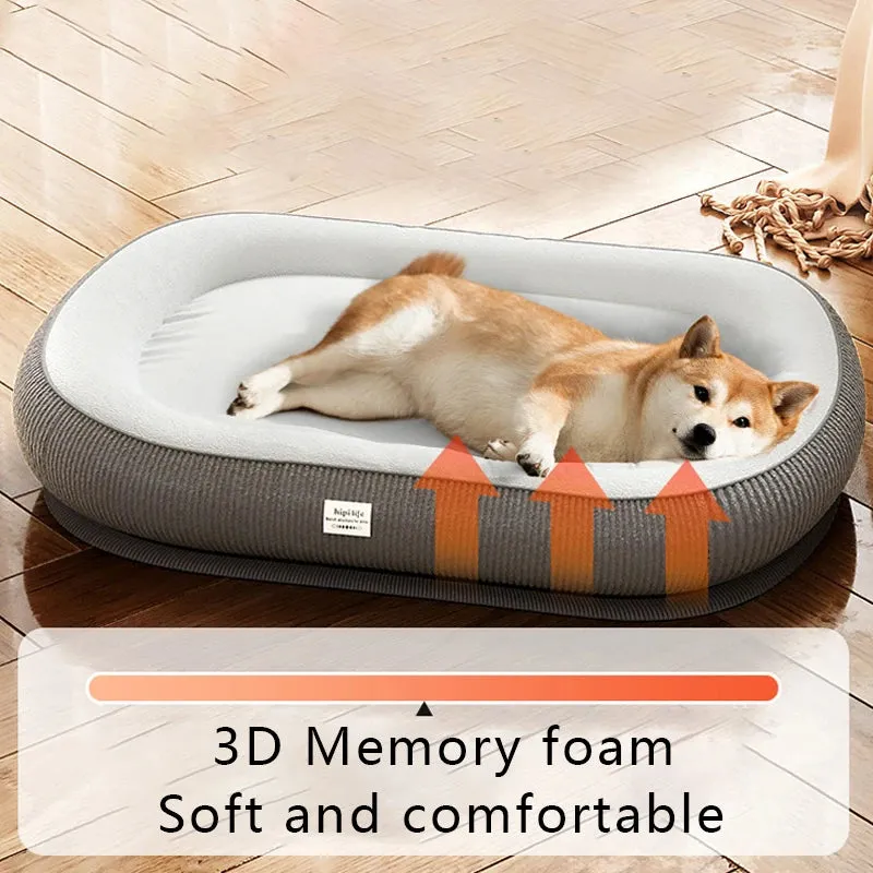 Cozy Memory Foam Pet Bed for Dogs and Cats