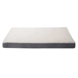 Deluxe Mattress Dog Bed - Faux Sheepskin & Suede