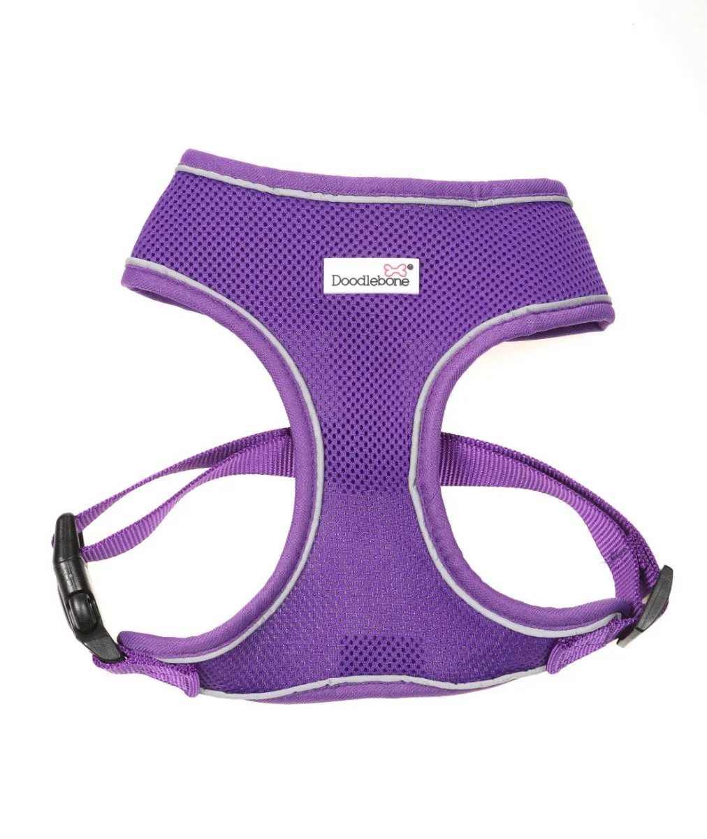 Doodlebone Airmesh Dog Harness - Violet Purple