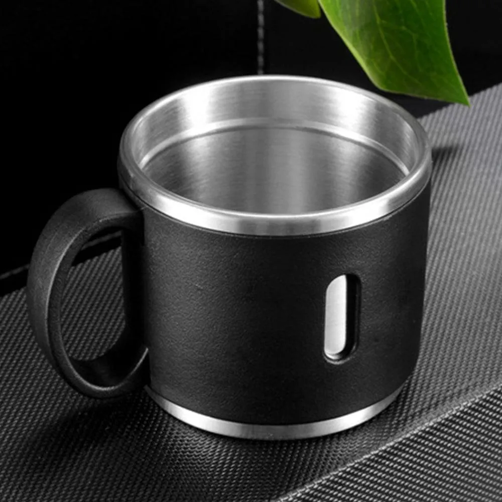 Double Layer Flask Mug C15-8-1 Black - Shop Now For Best Deals