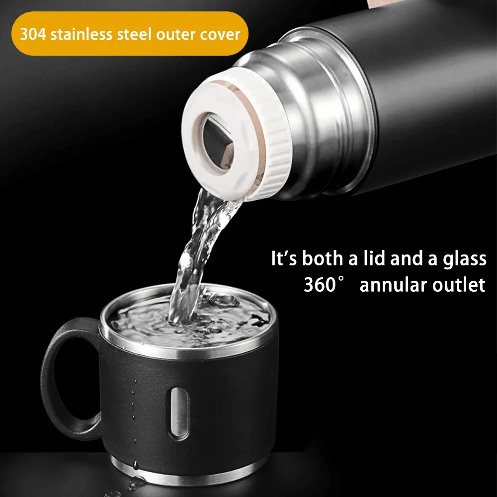 Double Layer Flask Mug C15-8-1 Black - Shop Now For Best Deals