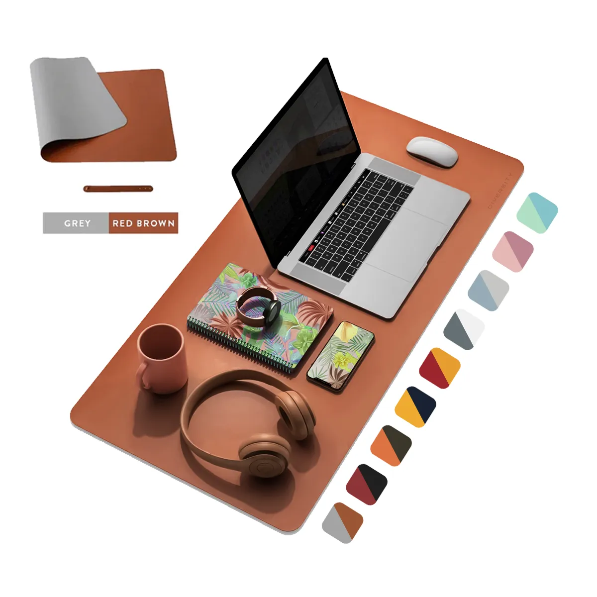 Double Sided Leather Desk Mat