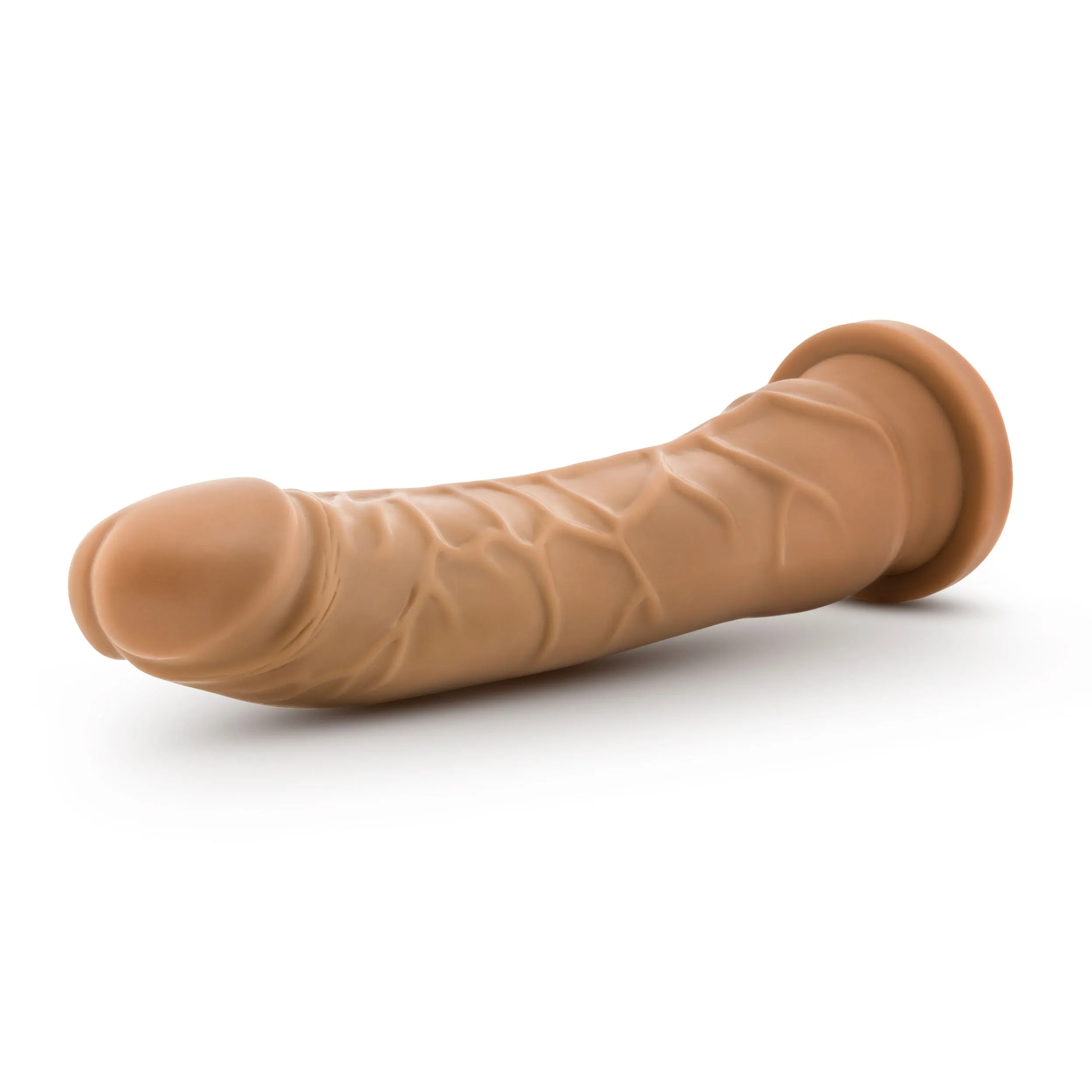 Dr. Skin Silicone - Dr. Noah - 8 Inch Dong With Suction Cup - Mocha