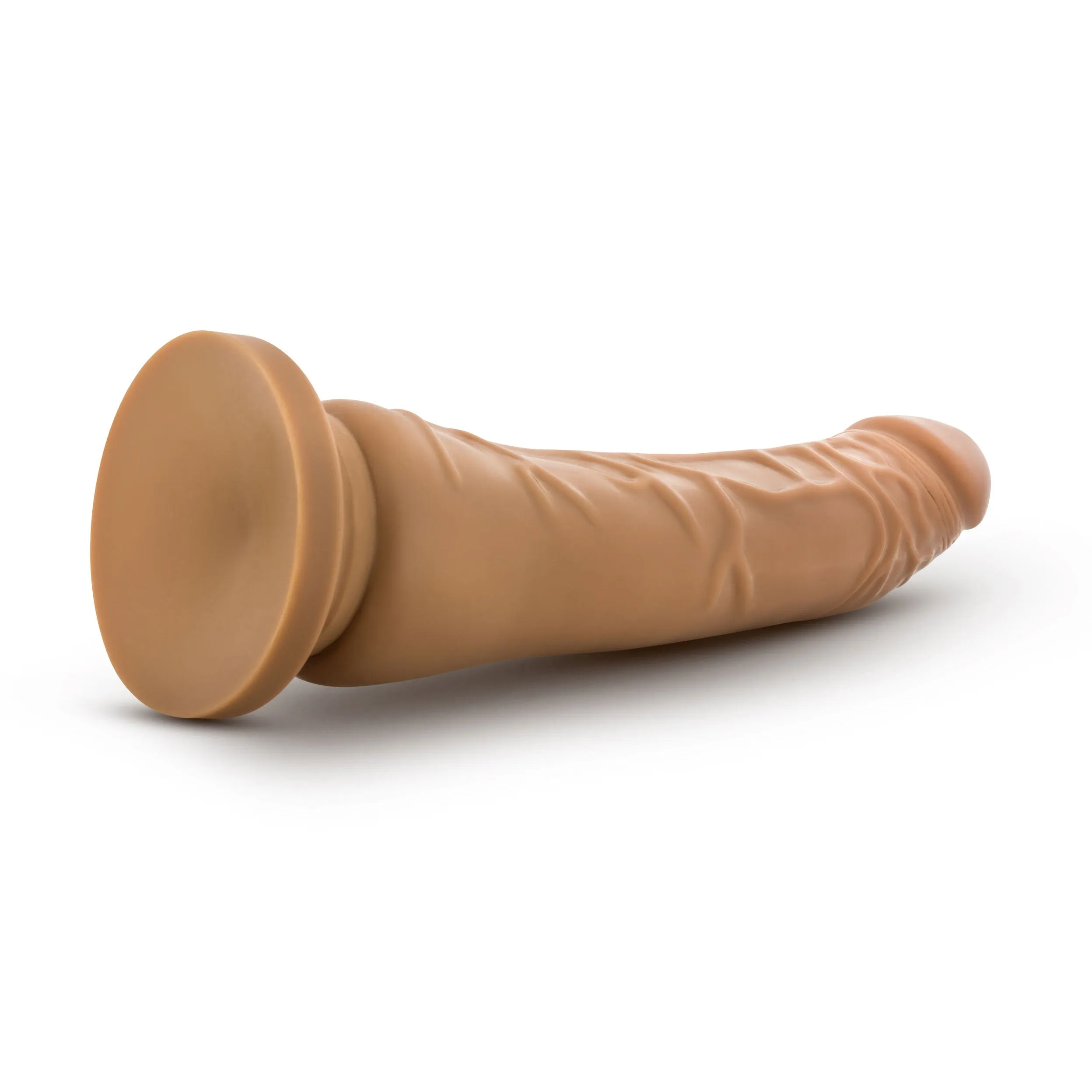 Dr. Skin Silicone - Dr. Noah - 8 Inch Dong With Suction Cup - Mocha