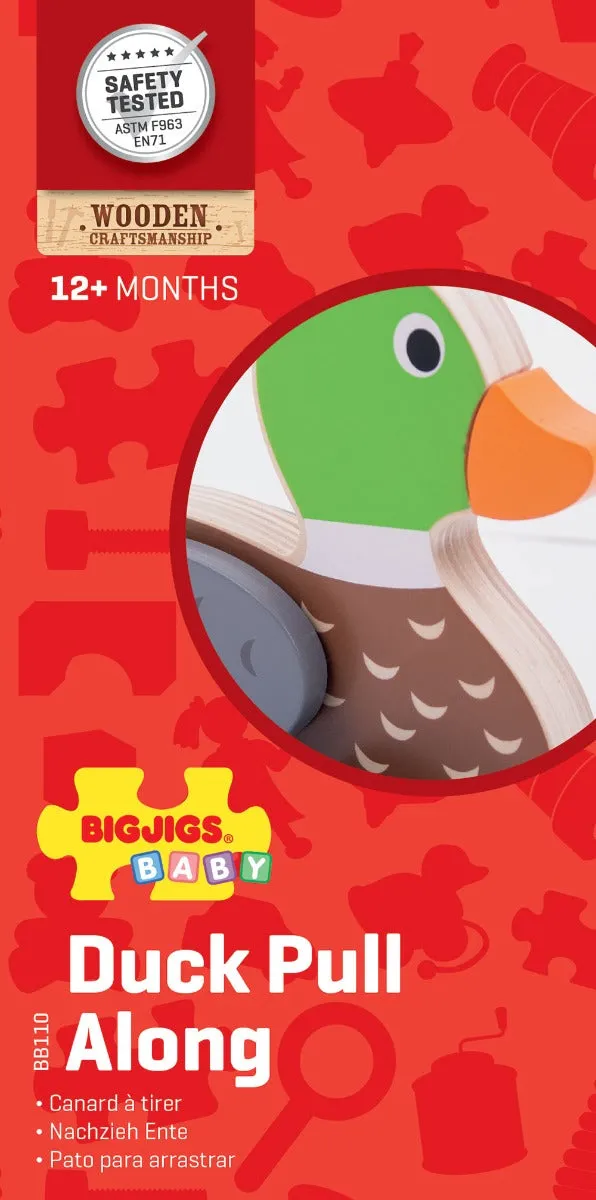 Duck Pull Along By Bigjigs Toys Us