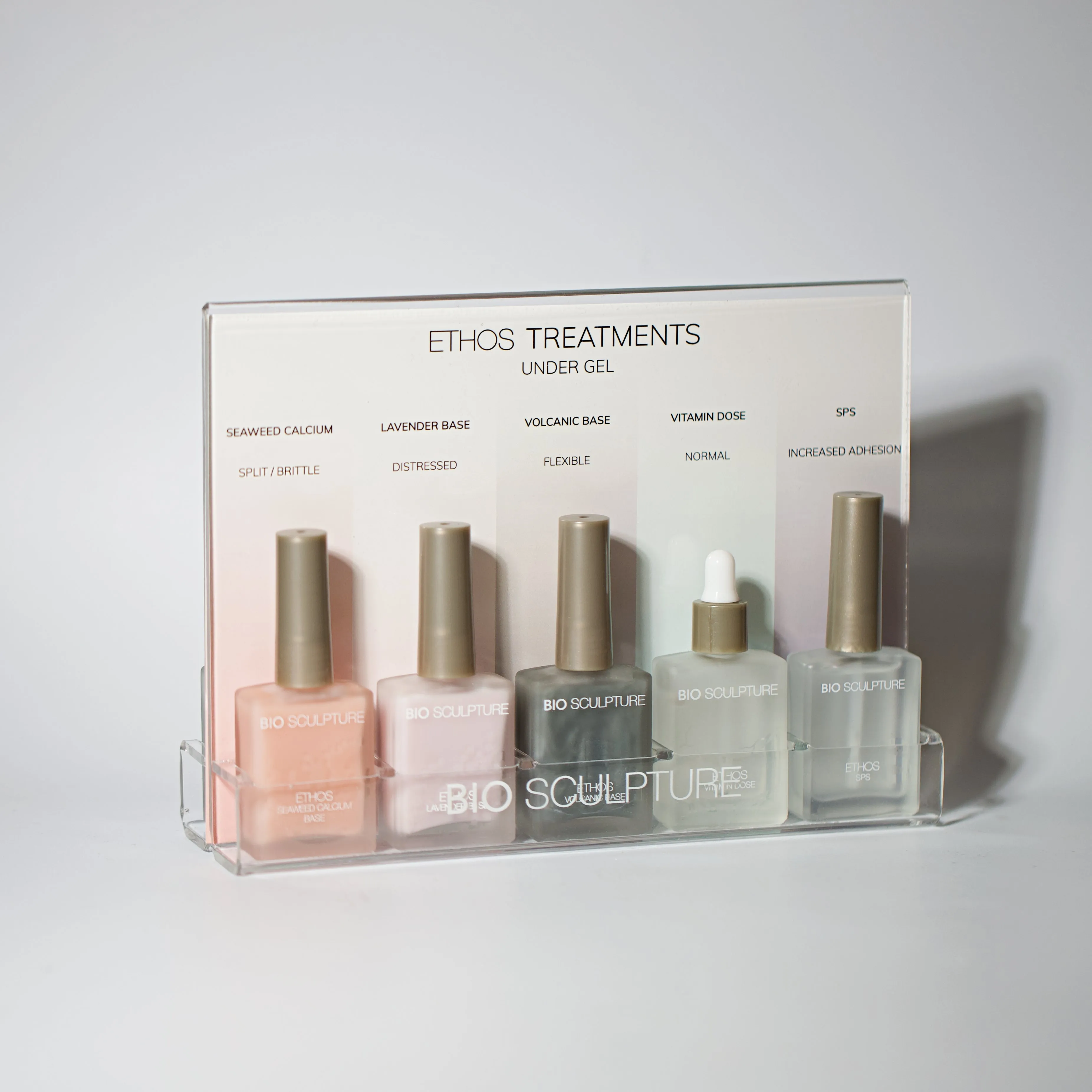 Ethos Retail Display with 10 Treatment Bottles