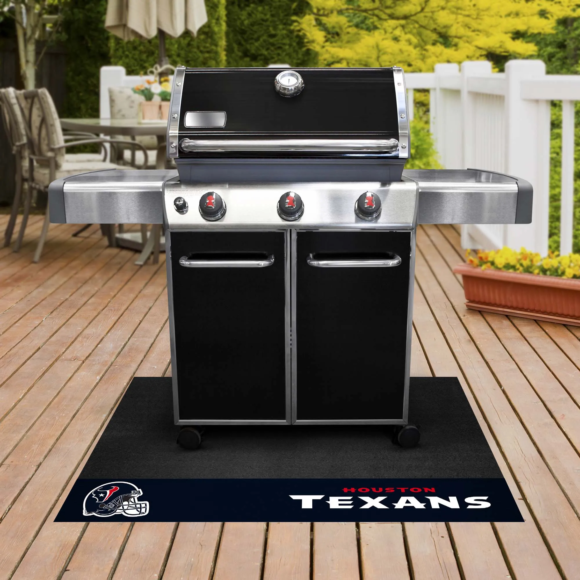 Fanmats Houston Texans Vinyl Grill Mat - 26" x 42"