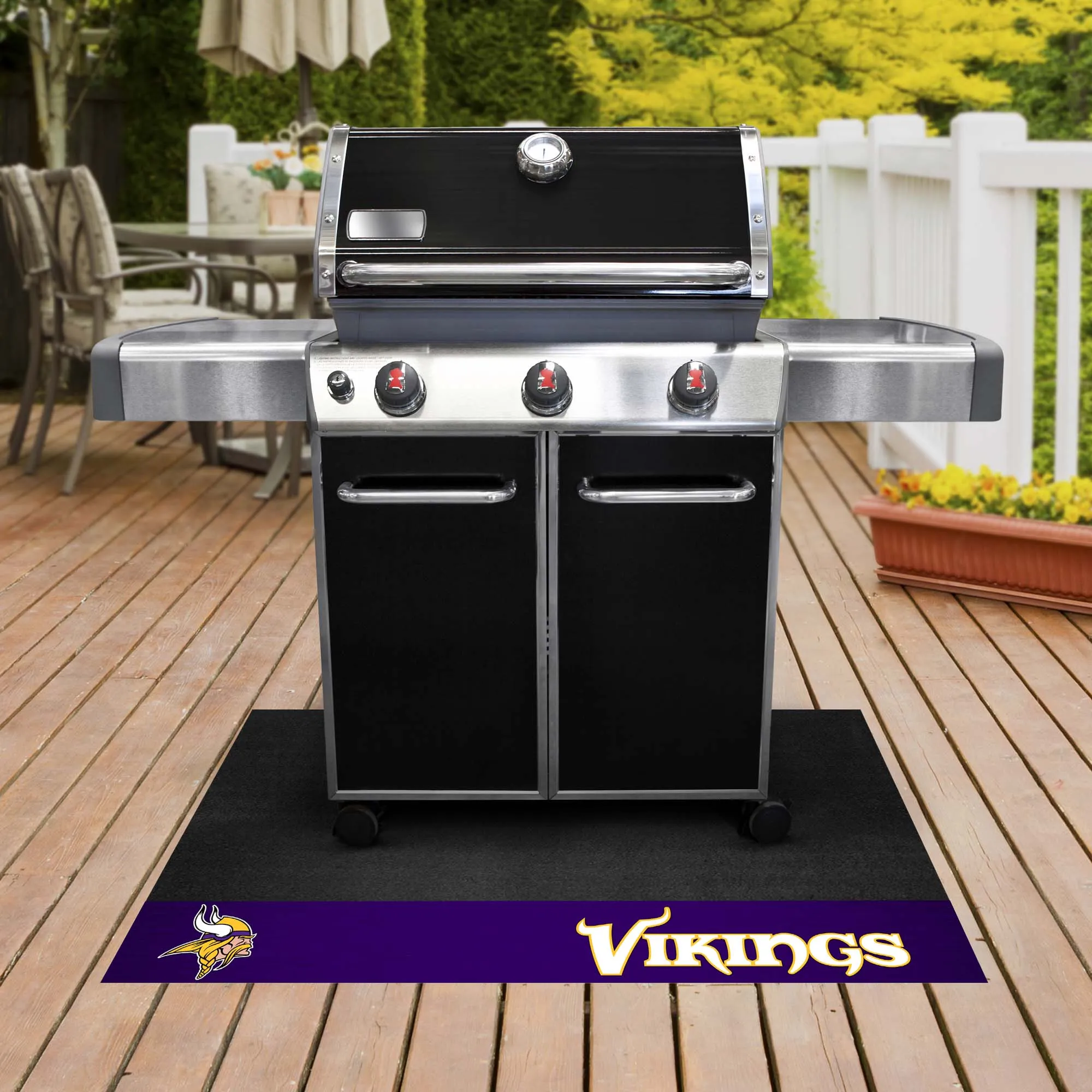 Fanmats Minnesota Vikings Vinyl Grill Mat - 26" x 42"