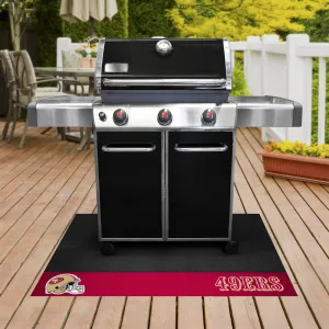 Fanmats San Francisco 49ers Vinyl Grill Mat - 26" x 42"