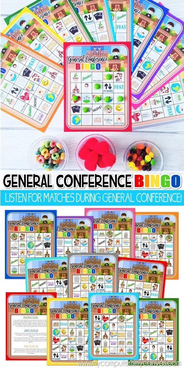 General Conference BINGO Printables