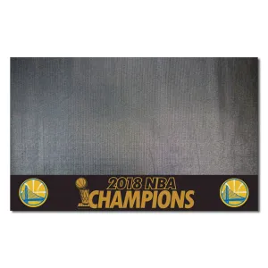 Golden State Warriors 2018 NBA Champions Vinyl Grill Mat - 26in. x 42in.