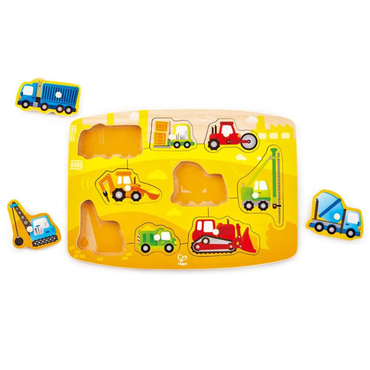 Hape Construction Peg Puzzle