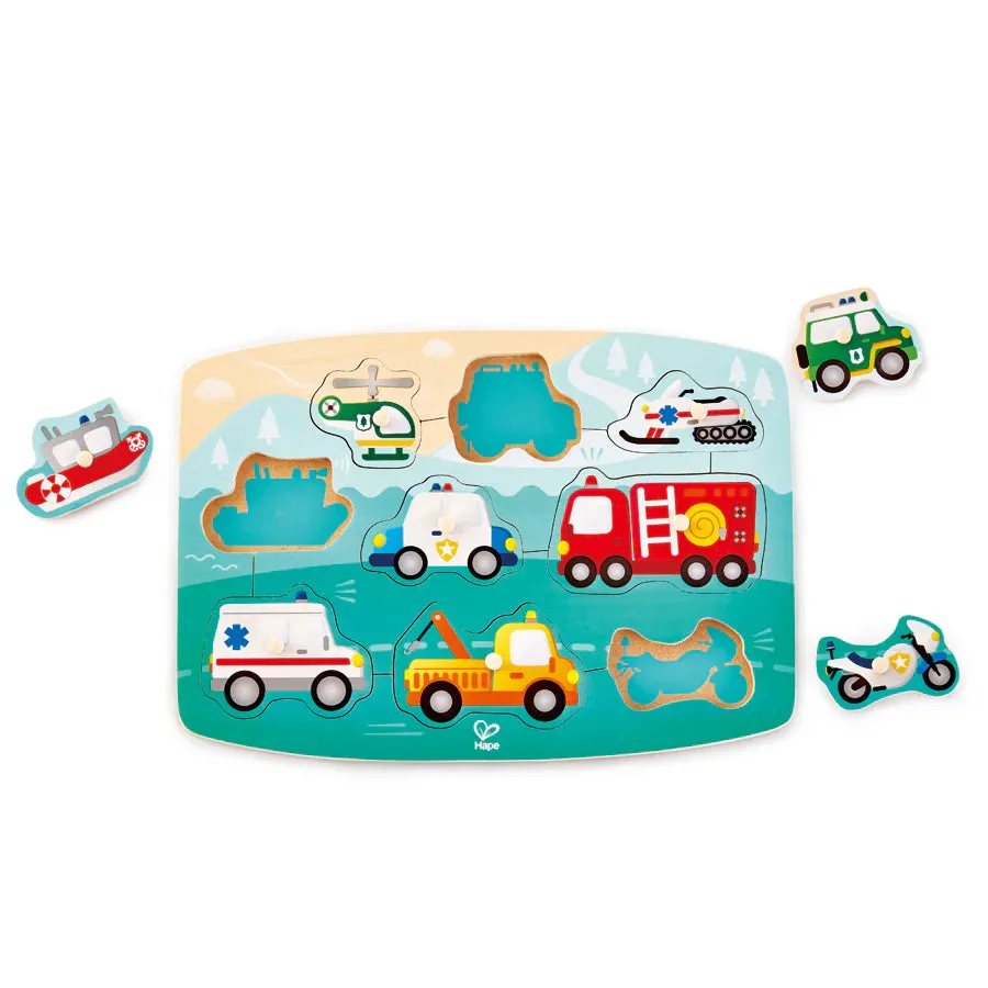 Hape Emergency Peg Puzzle