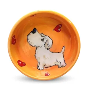 Heartfelt Hound - Warm Embrace Sealyham Bowl