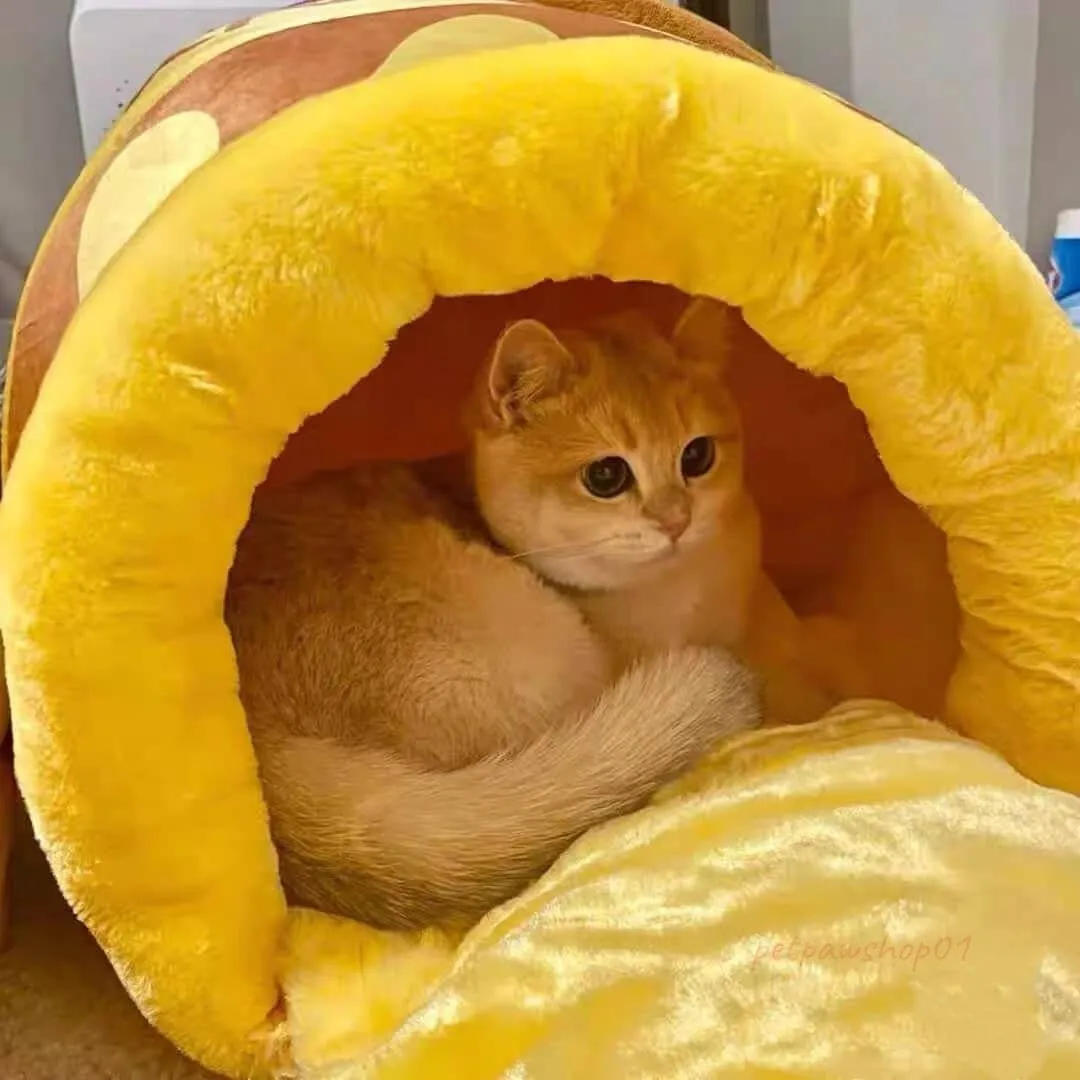 Honey Jar Design Cat Nest Pet Bed