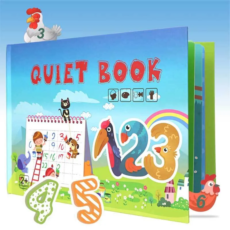 Interactive Felt Quiet Book