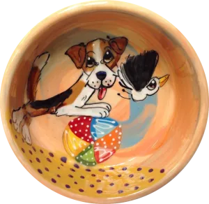 Jack Russell Terrier Dog Bowl