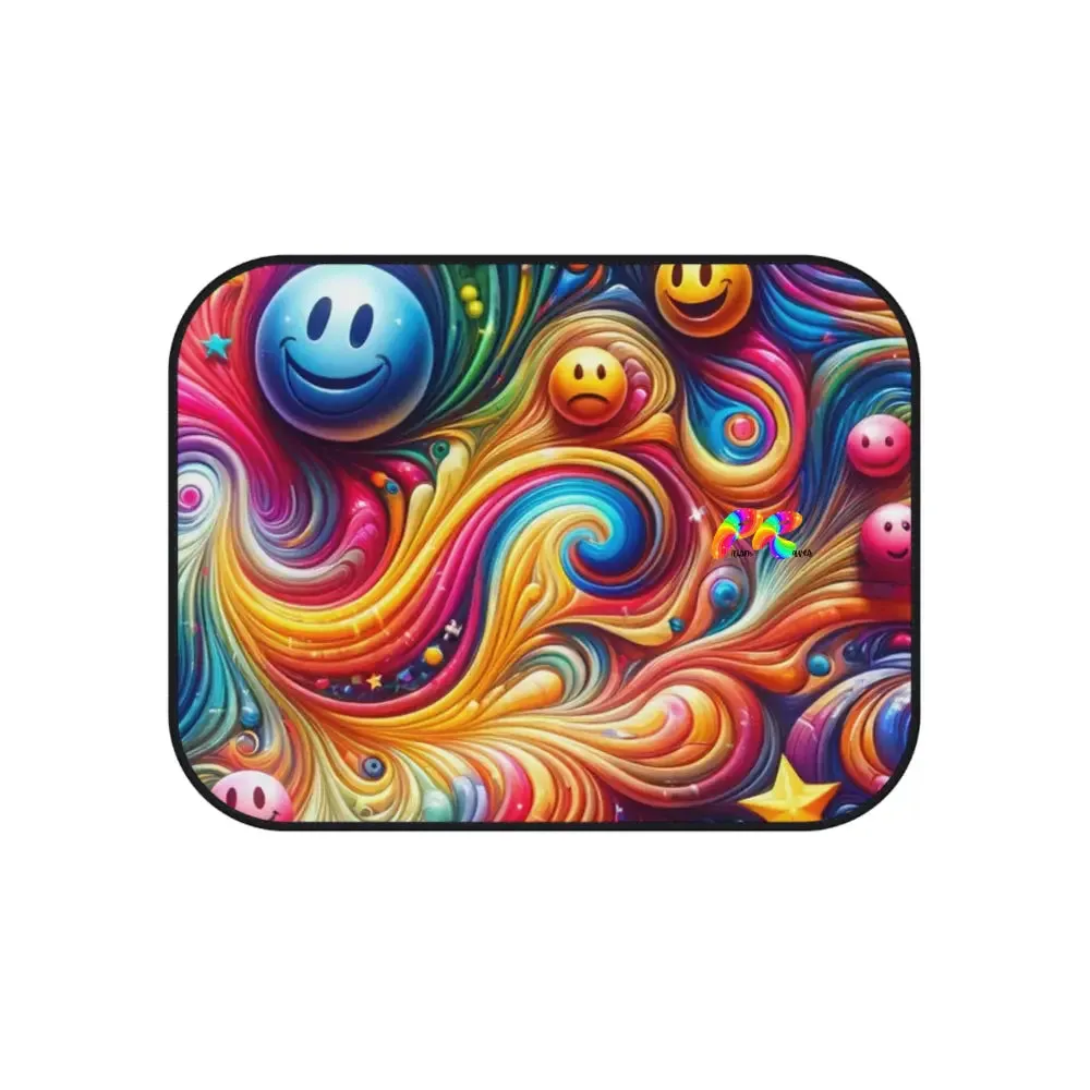 Joyful Whirls Rave Car Mats