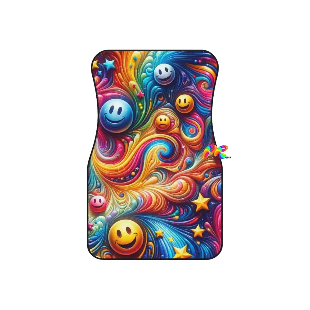 Joyful Whirls Rave Car Mats